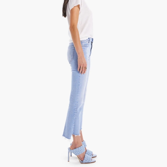MOTHER The Insider Crop Step Fray Jeans - Picture 2 of 15